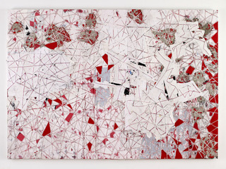 Red Painting,Mark Bradford
