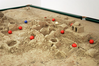 Snooker table detail,Xu Zhen