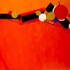 Composition_in_red_acrylic_on_canvas_36x48_inch