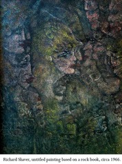 untitled rock book painting,Richard Shaver