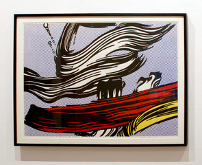 Brushstrokes (Corlett 45), 1967,Roy Lichtenstein