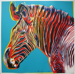 Grevy\'s Zebra (Endangered Species Portfolio) (F&S II. 300)1983 ,Andy Warhol