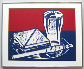 Sandwich and Soda (Corlett 35), 1964,Roy Lichtenstein
