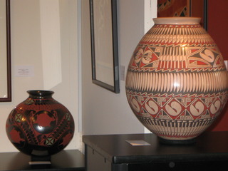 Mata Ortíz ceramics in Northern México Artistry: Transcending the Fence, curated by Maria V. Pinedo,