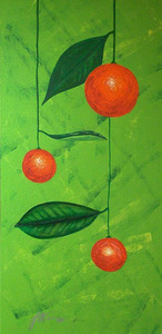 Hanging-oranges