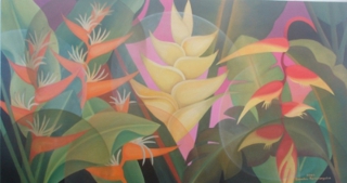 Blaze of Heliconia ,Senaka Senanayake