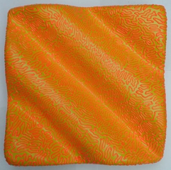 Fluorescent Orange Squiggle on Yellow,William Conroy Lindsay