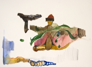 Search_of_organic_vs_intended_2009_gouache_9x12