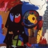 2007_-_the_night_i_left_blood_city_-_oil_and_collage_on_canv
