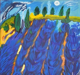 Lavender Field Provence,Ebba Grethe Moegelvang