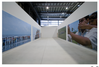 Untitled. Installation view, Yokohama Triennale 2008,Shilpa Gupta