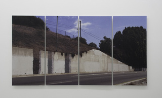 What if walls vanished from the freeway, would it make a sound?,Ruben Ochoa