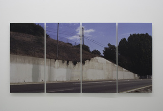 What if walls vanished from the freeway, would it make a sound?,Ruben Ochoa