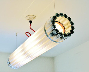 Recycled Light Tube,Castor Design
