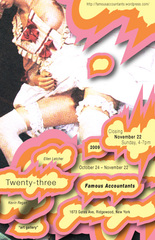 Twenty-Three (flyer),Ellen Letcher, Kevin Regan