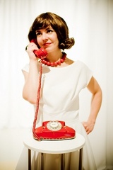 “Detail of Showroom No. 6” (Robot Lady Talking On Phone), 2007,Jessica Hannah
