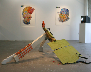 Installation View,Weston Teruya, Jonathan Burstein