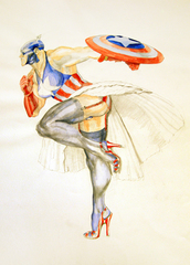 Captain America (2),Margaret Harrison