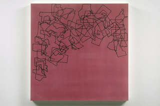 The United States of America territories redrawn (on glass powder) ,Sharon Ben-Tal