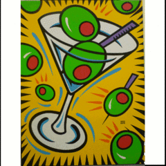 Shakin\' not Stirred,Burton Morris