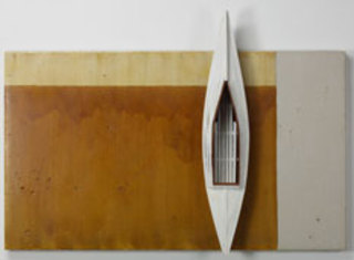 Shellac Board/White Boat,David Ruddell