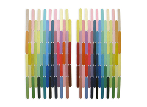 Pixels_1_2010_26x24inches_acrylicpaintingwoodsticksonboard
