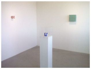 Installation showing new and older works that will be featured in the exhibition.,Stuart Arends
