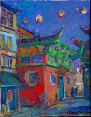 Lanterns Red and Green,Karl Dempwolf