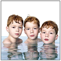 Triplets. From series \'Waterportraits\',Alex ten Napel