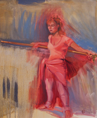 Ballet Dancer at Rest,Suzanne Giuriati-Cerny
