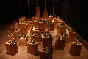 Chirps__v2__sound_instalation+_living_bird_2010