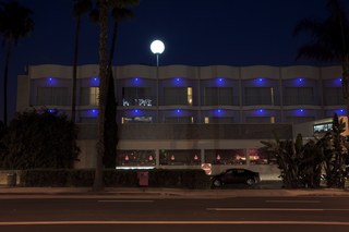 Piero Golia: Luminous Sphere installation On The Top of The Standard Hollywood!,Piero Golia