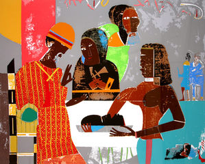 Prevalence of Ritual III,Romare Bearden
