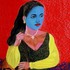 Blue_face_woman