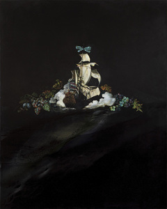 Bennett__for_want_of_sleep__oil___french_enamel_on_canvas_150x120cm_2010
