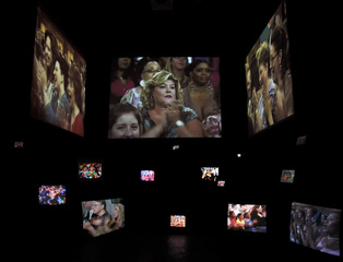 Applause 1: Installed at The Project Room for New Media, Chelsea Art Museum, NY,caraballo-farman
