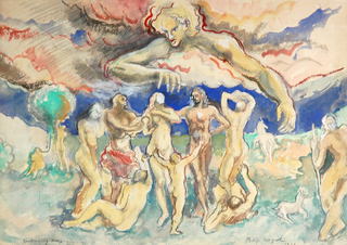 Embracing Arms,Philip Evergood