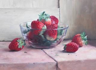 A Bowl of Strawberries,Gundula Jacobs