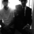 Chicos_in_window_bw
