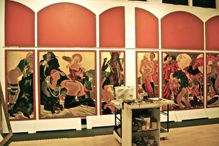 In progress triptychs,Masami Teraoka