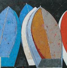 Stacked Boats II,Bruce Lauritzen