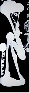 Jump_-_24_inches_x_72_inches_-_resin_and_pigment_on_canvas_-_year_2007