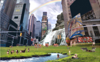ZOOPOLIS: TIMES SQUARE (detail),Marina Zurkow