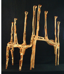 (abstraction with long necks),Pamela Boden (1905 - 1981)