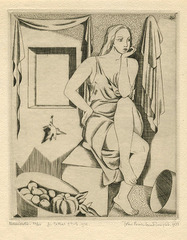 Melancholie,John Buckland-Wright (1897 - 1954)