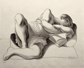 Girl Reading,Lorser Feitelson (1898 - 1978)