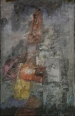 (gray cityscape) ,Ynez Johnston (1920)