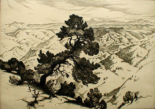 Far Across the Rio Grande ,Gene Kloss (1903 - 1997)