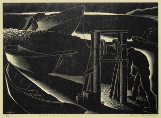 Poachers,Paul Landacre (1893 - 1963)