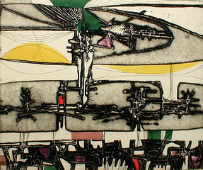 Spawning III from: Portfolio of Five Prints ,Gabor Peterdi (1915 - 2001)